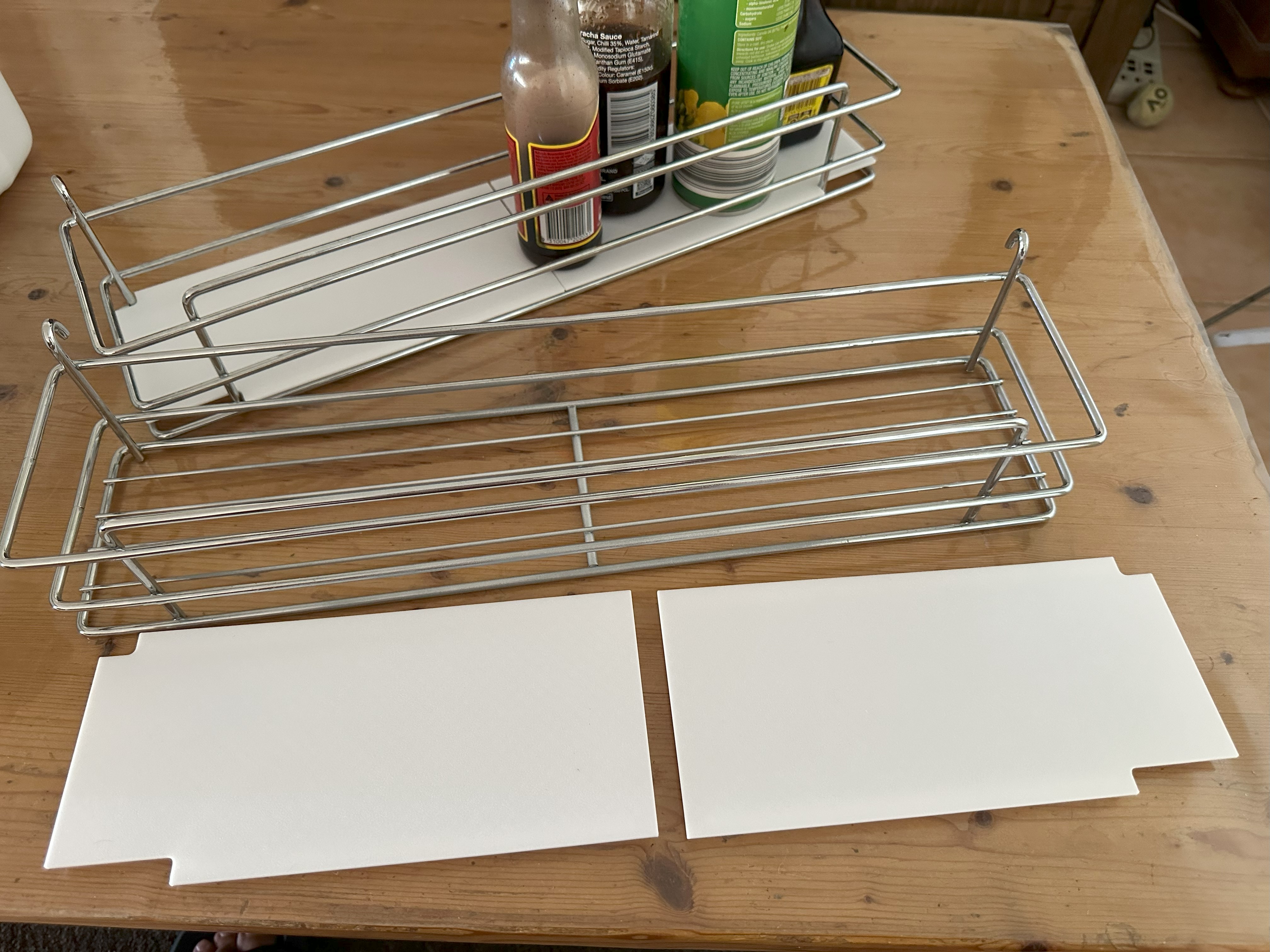 Rollout Pantry Shelf Floor for Caravan.