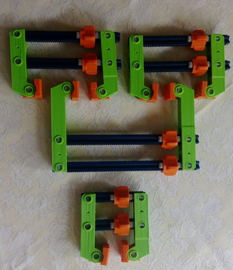 Hand-Screw Clamp - Long Threads