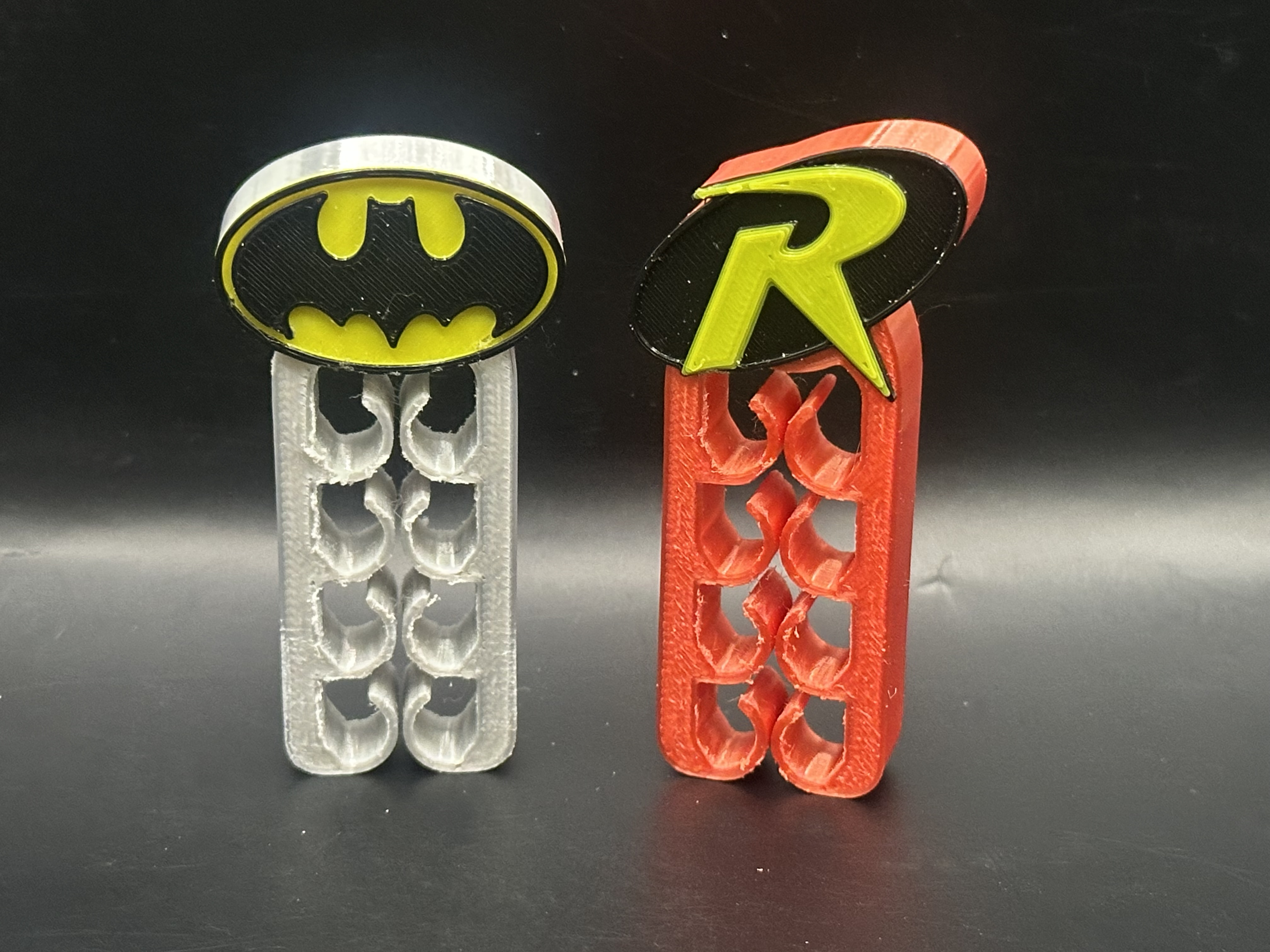 Batman and Robin Bag Clips