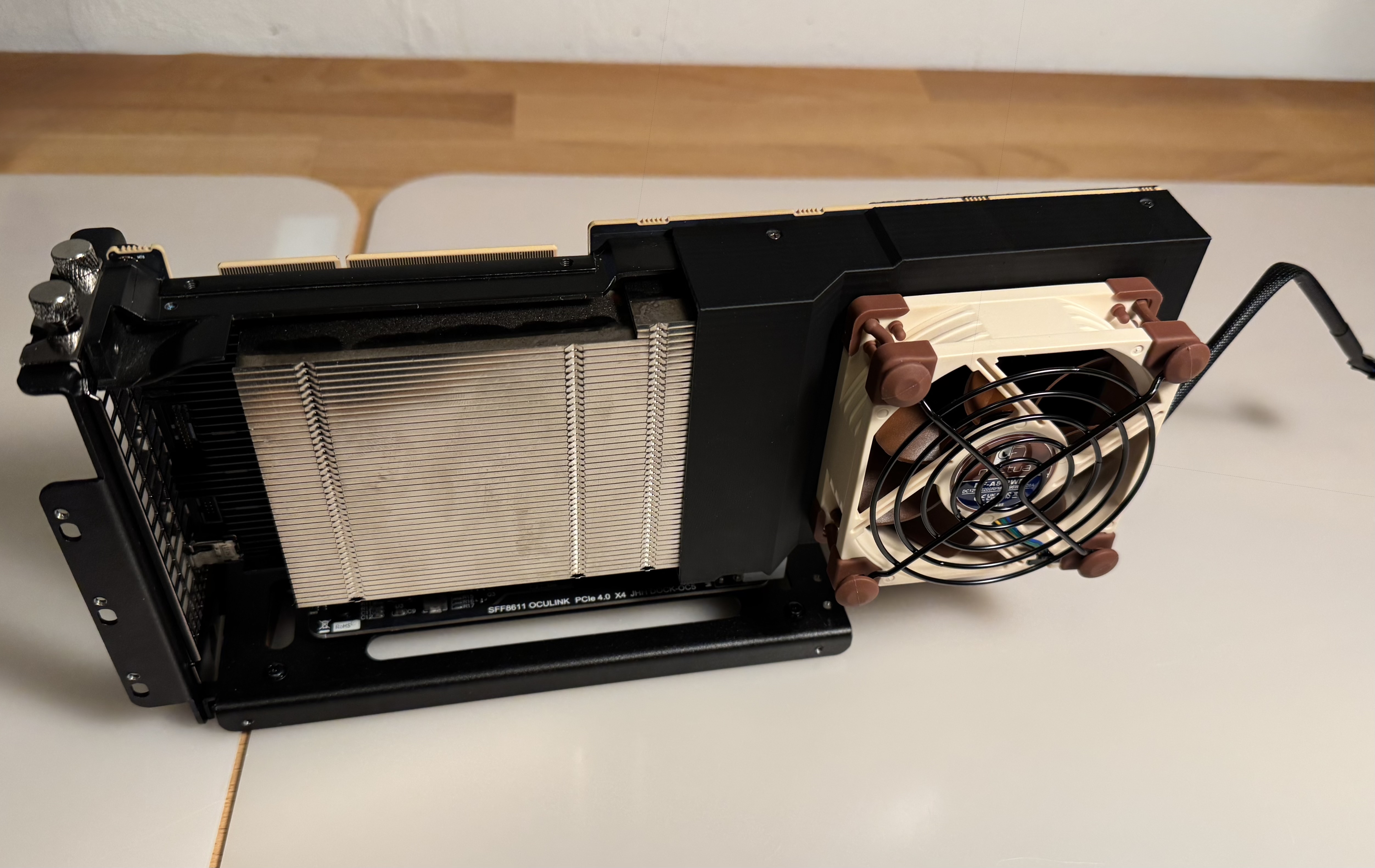 Radeon Instinct MI50 80mm fan case