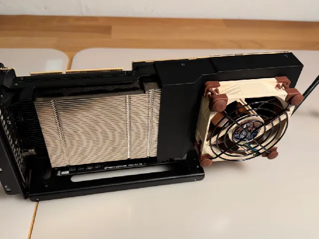 Radeon Instinct MI50 80mm fan case
