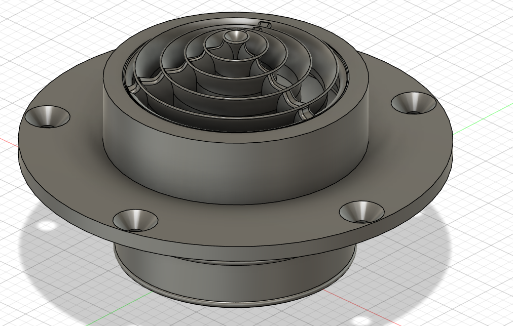 4in Indoors Ducting Vent