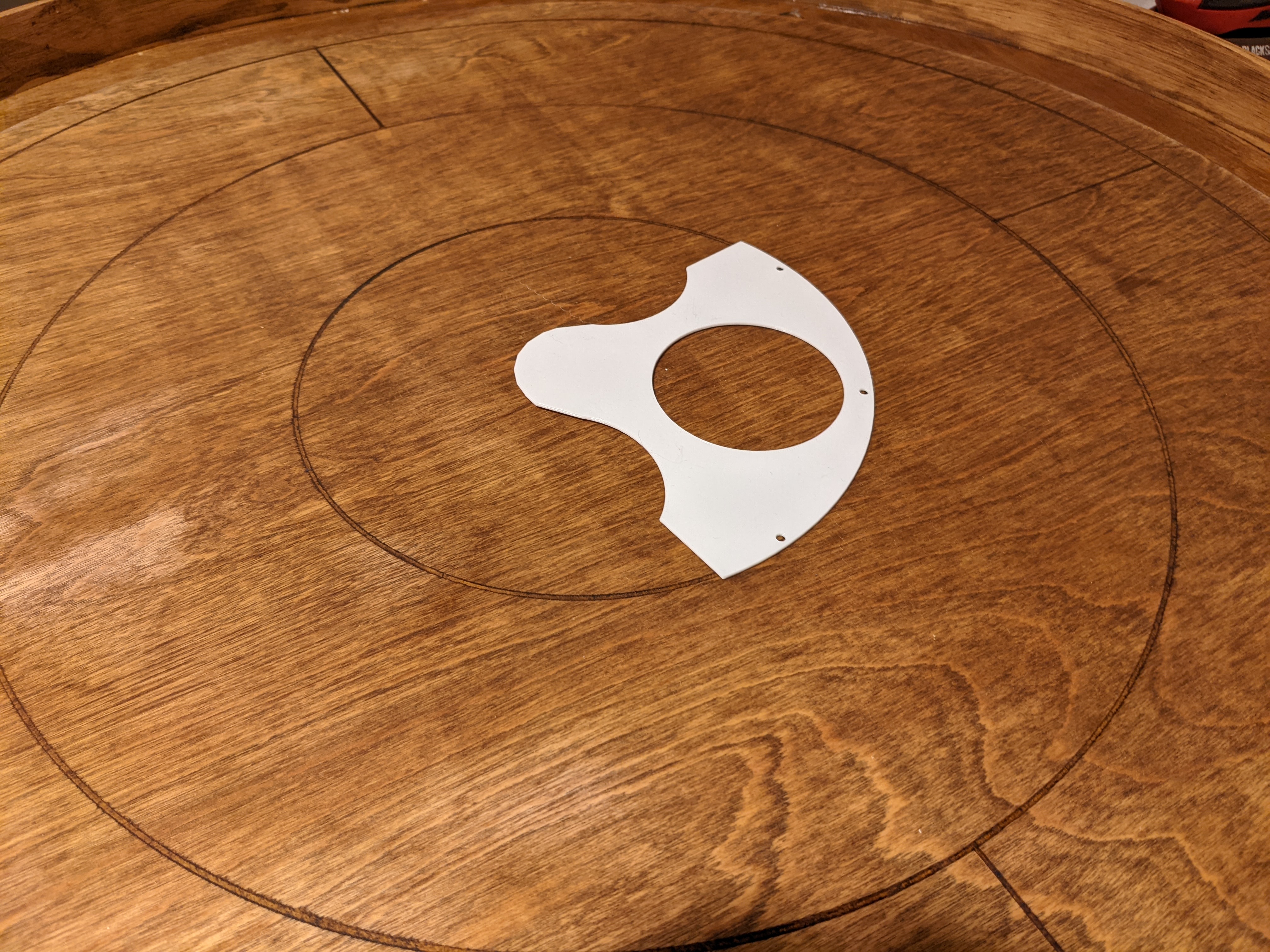 Crokinole Post Template