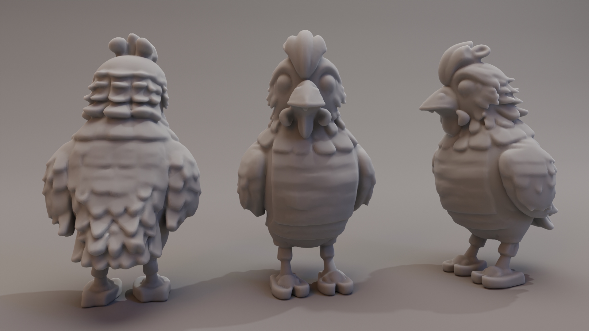 Stylized Chicken figure