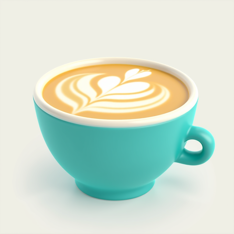 coffee cup key chain