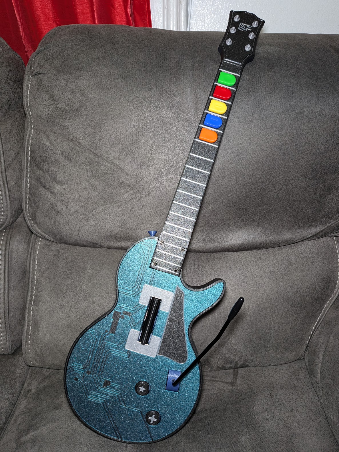 Neck With Frets for Les Paul Controller for Guitar Hero/Clone Hero/YARG