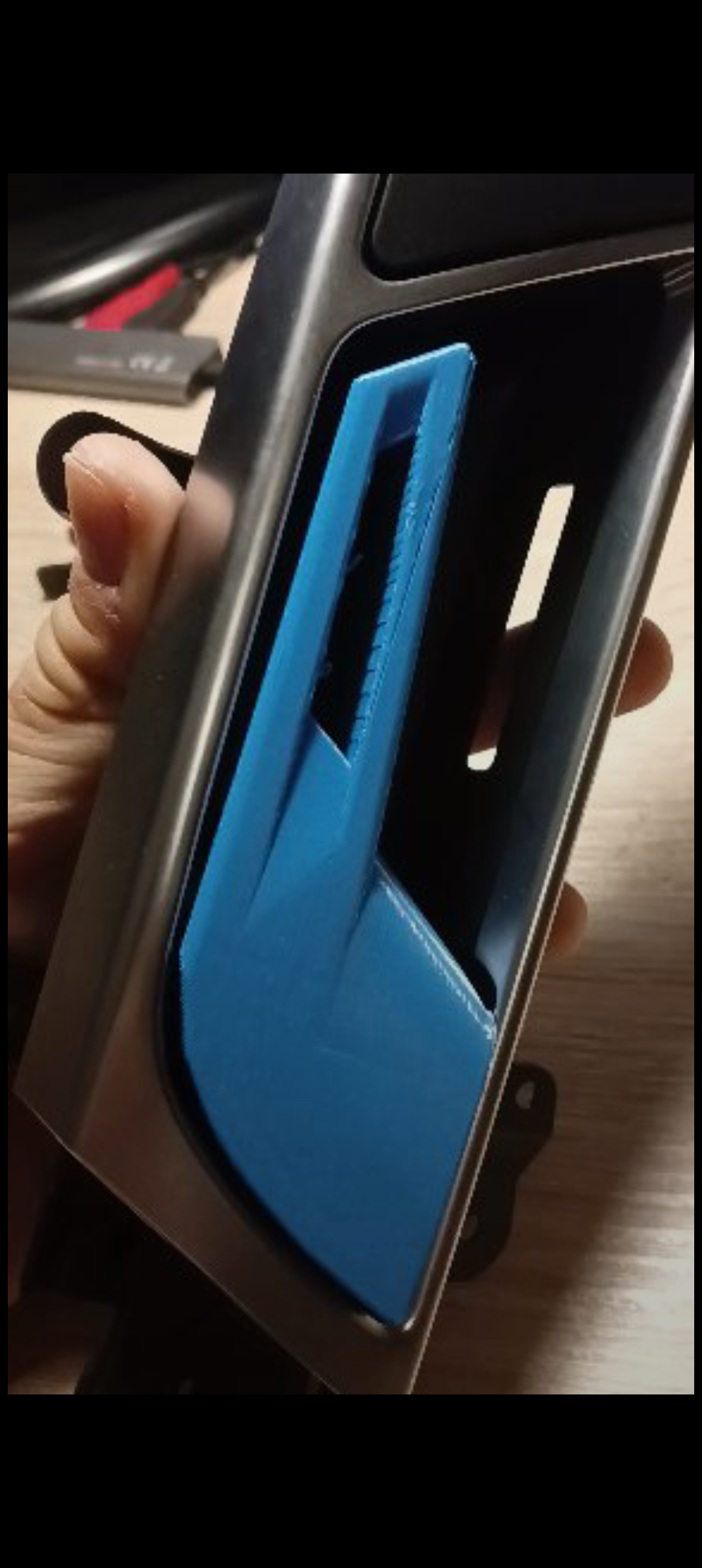Audi interior sport handle
