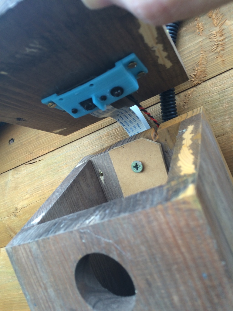 Raspberry Pi Birdbox camera mount