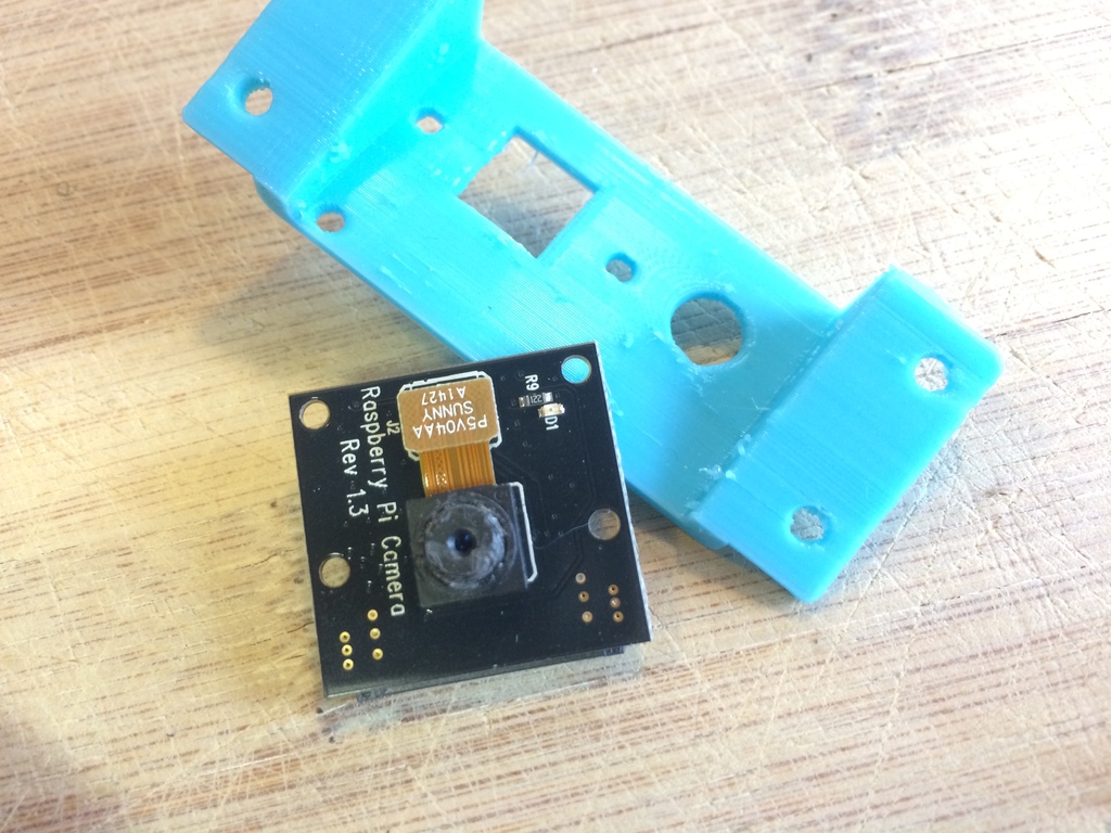 Miniatura 3 do modelo 3D Raspberry Pi Birdbox camera mount