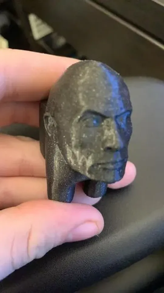 Rock Imposter • Sus Rock • 3D Printed Fidget Figurine • Stress Relief Among  Us