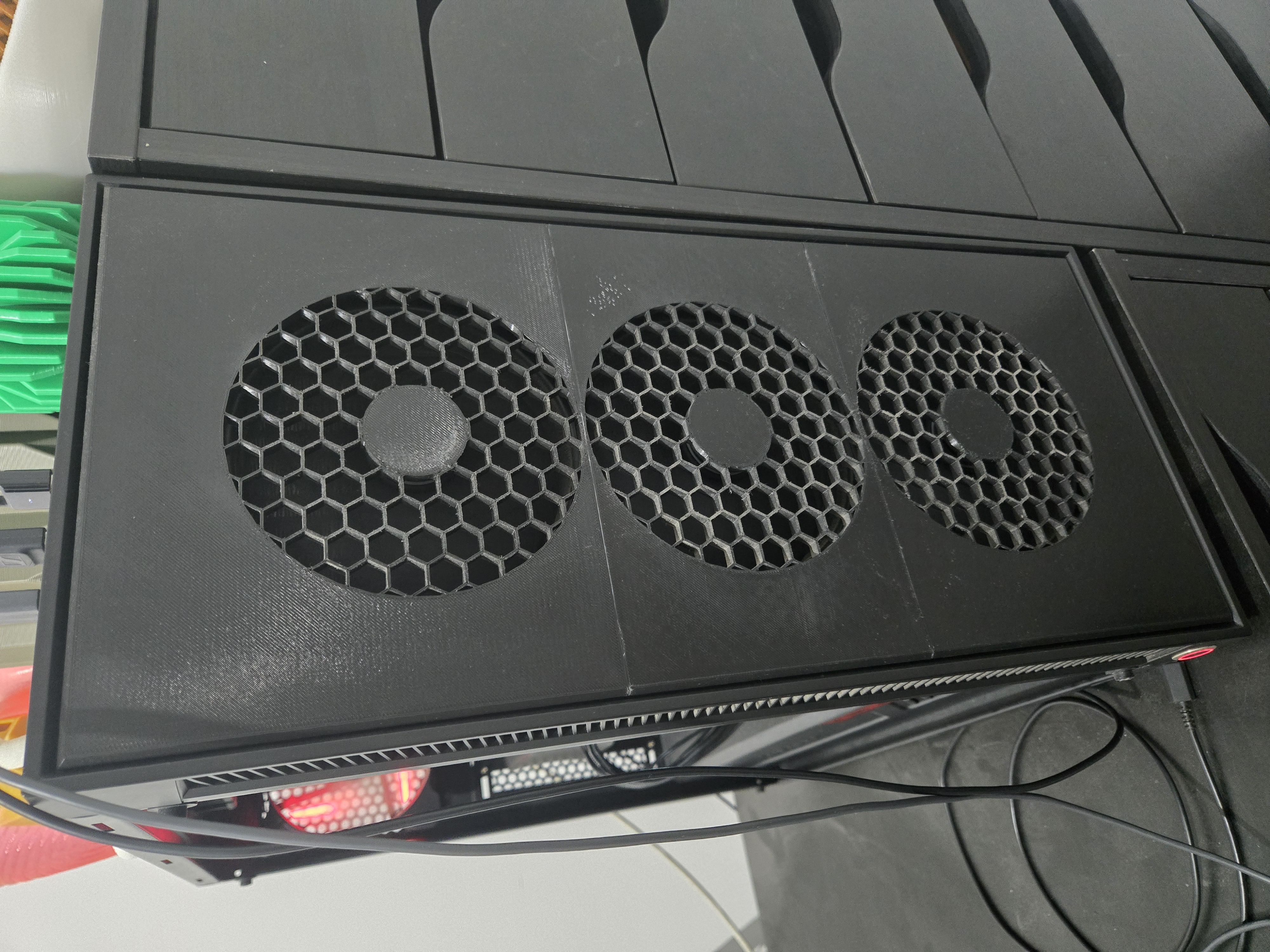 PC Case Honeycomb Front Panel Cover
