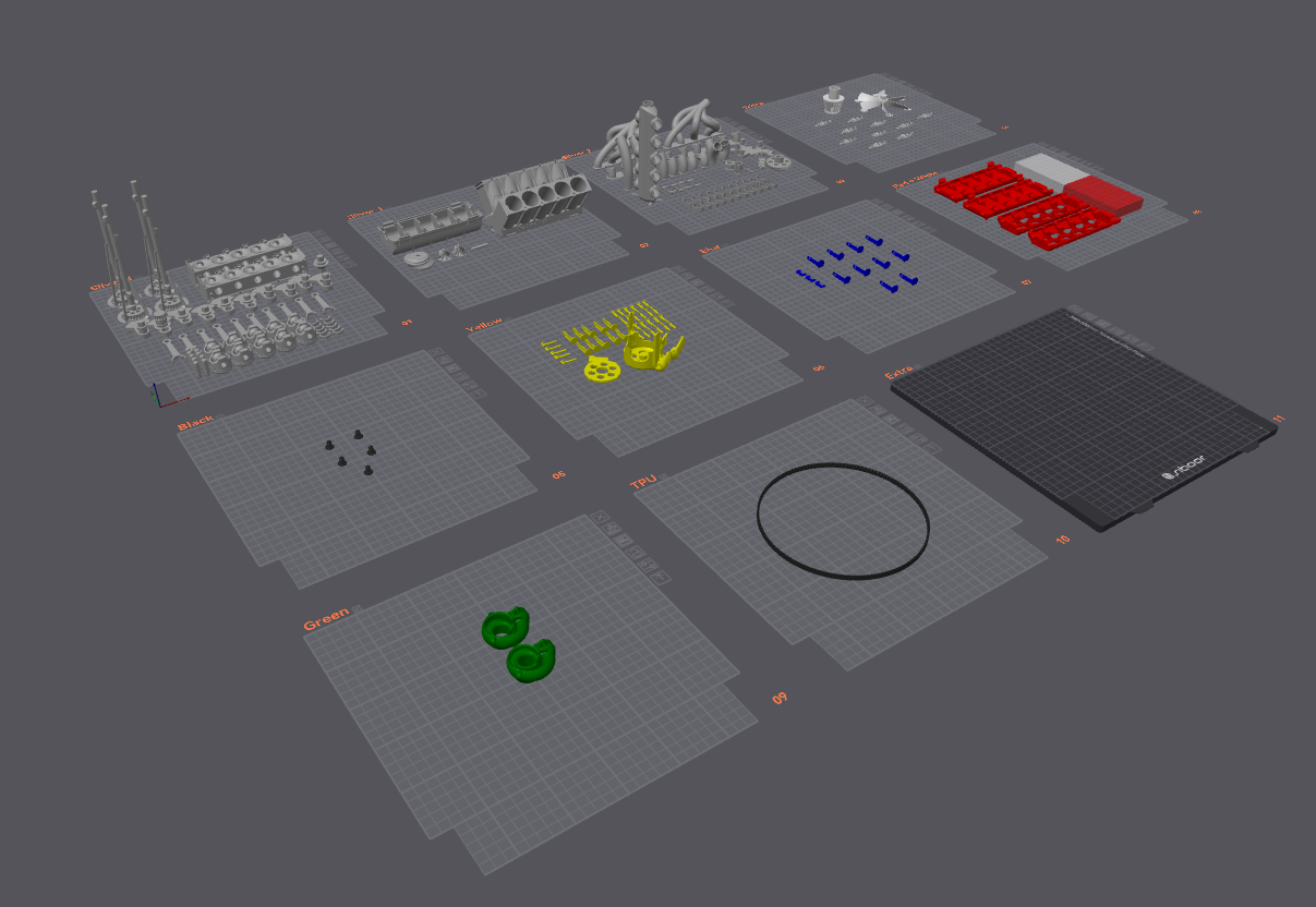 Desteiner's V10 Engine Project file for Orcaslicer
