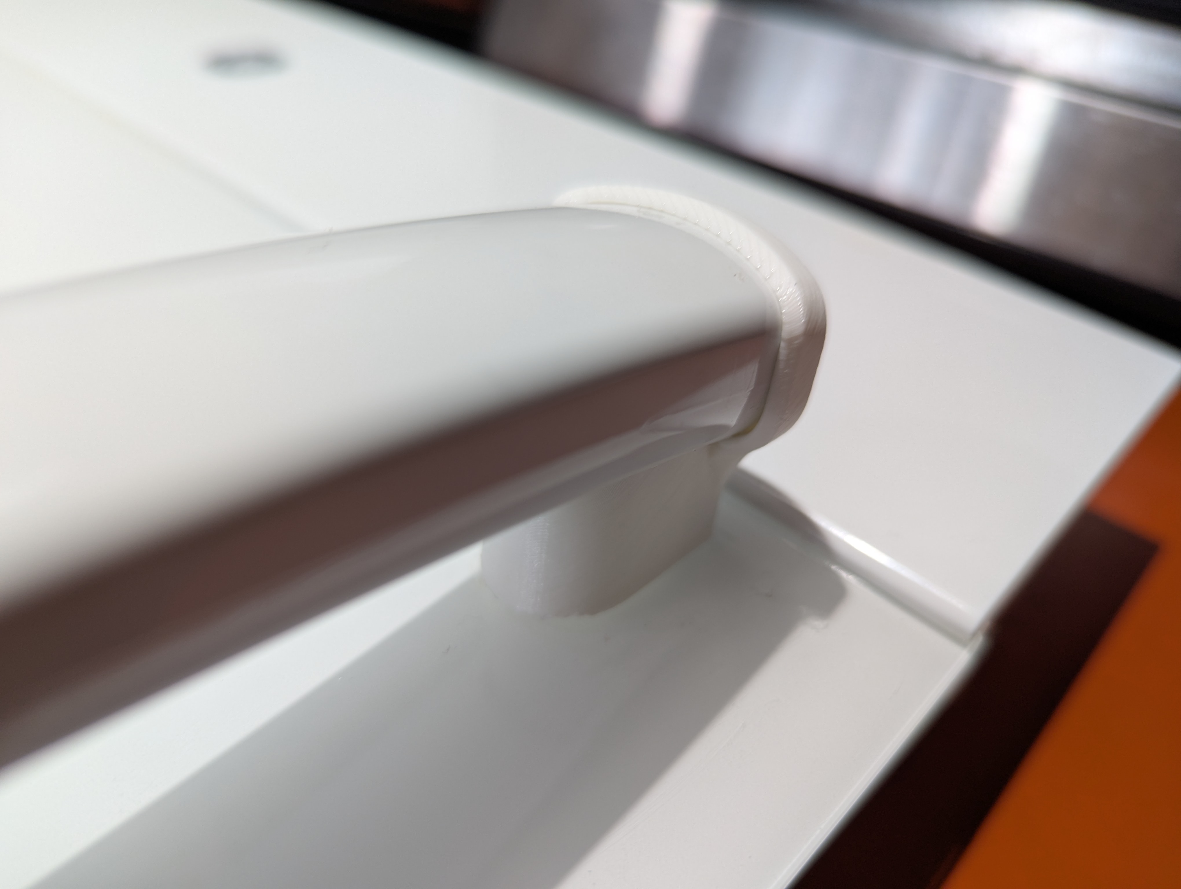GE microwave door handle bracket
