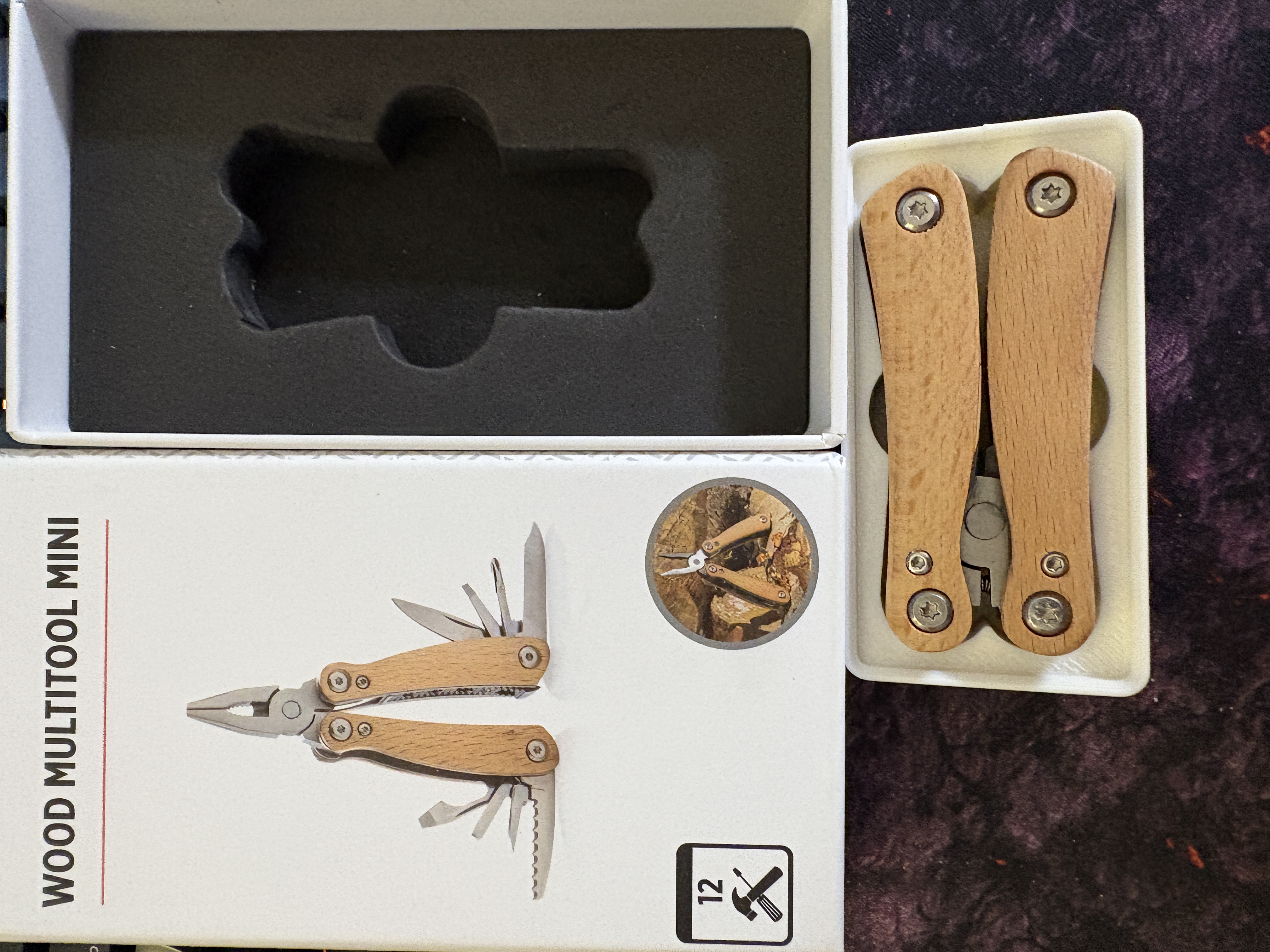 Gridfinity Wood Multitool Mini 1x2x3 Size