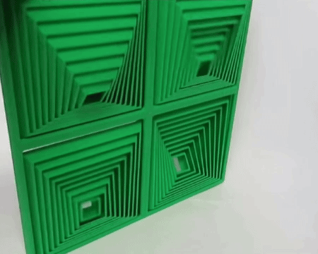 Miniatura 2 do modelo 3D (Super) Multi-Square Fidget