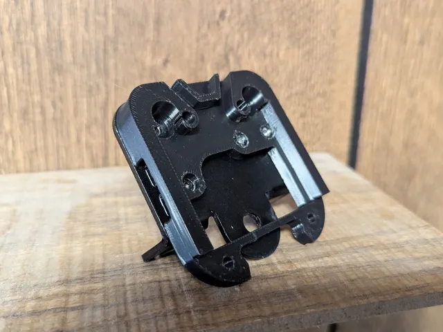 Dragon Burner v8 Ender3 X Carriage Mount with DuEnder belt paths