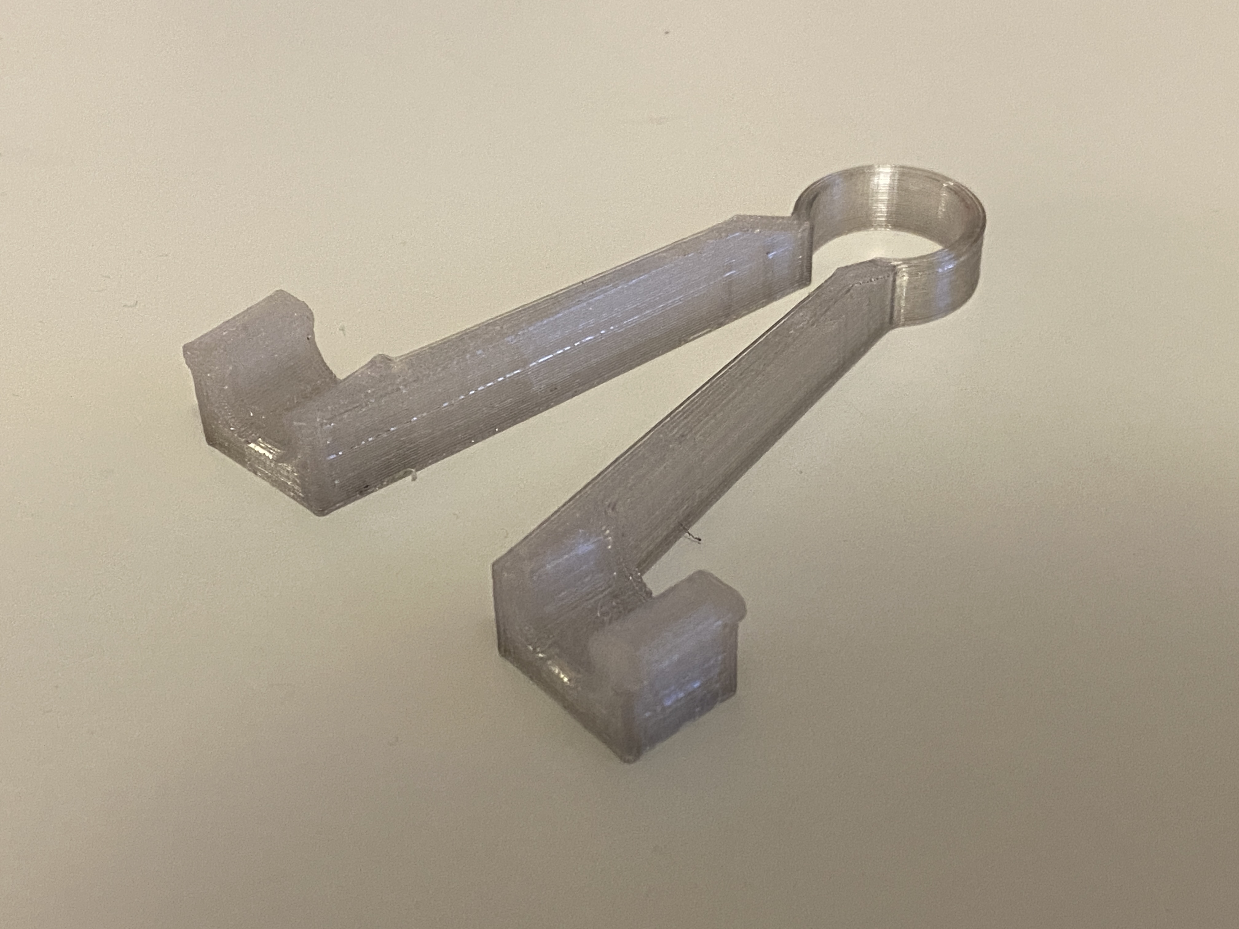 Reinforced Multimeter Probe Tweezer/Holder 3D model thumbnail