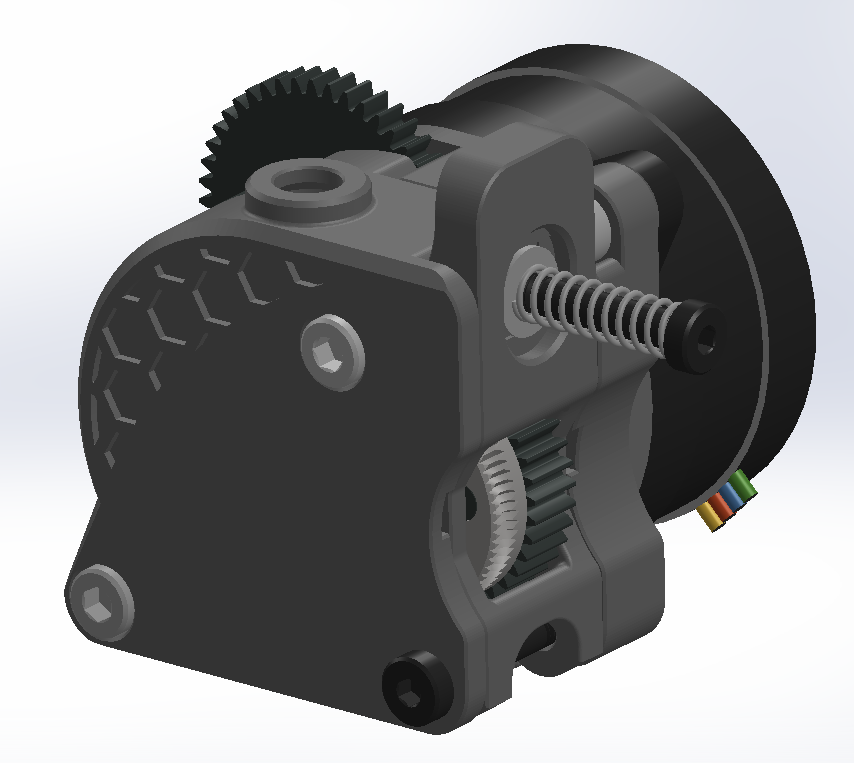 LGX Lite spring tensionner conversion (HGX) 3D model thumbnail