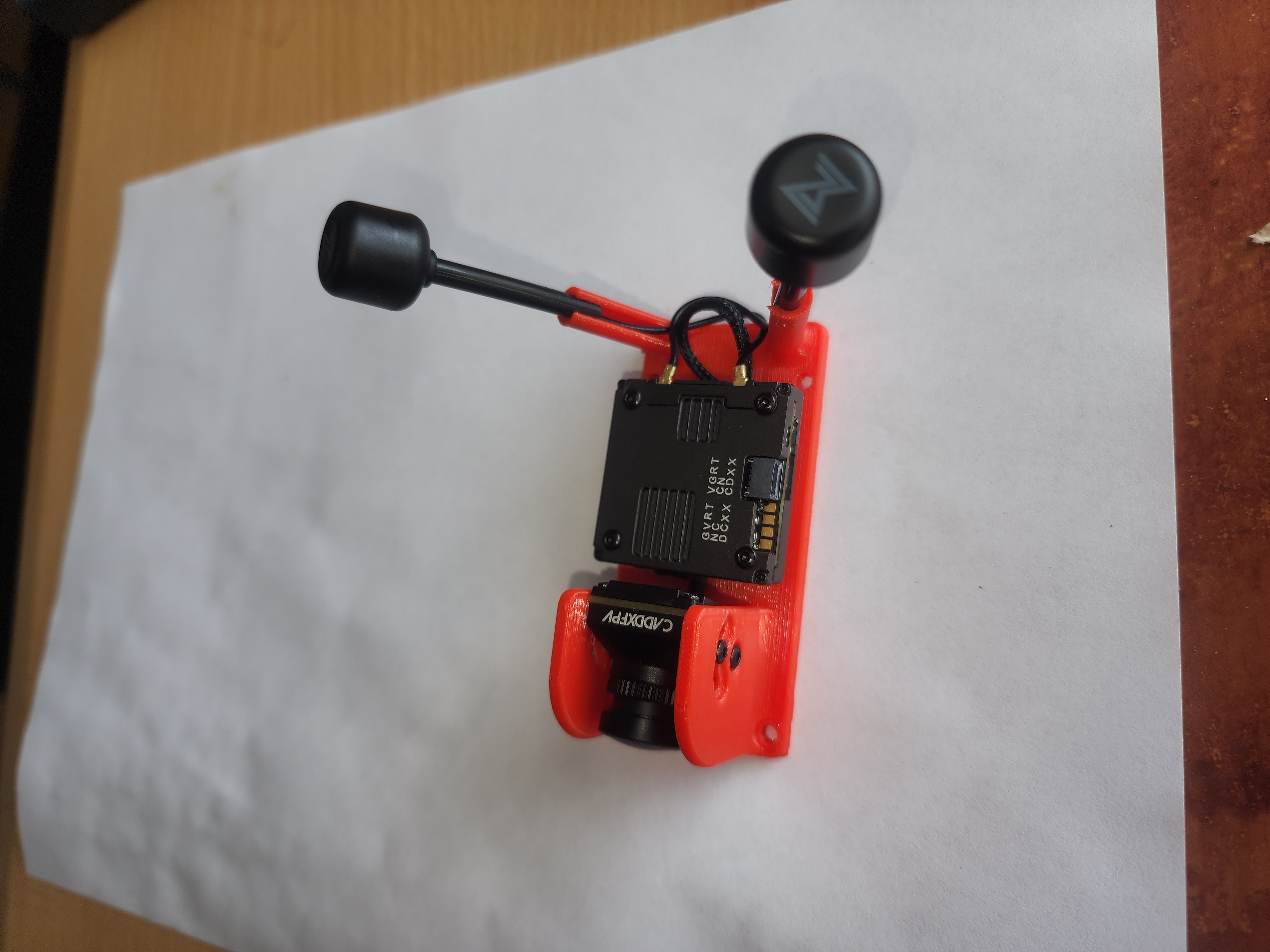 Walksnail Avatar HD Pro dual antenna AIO mount