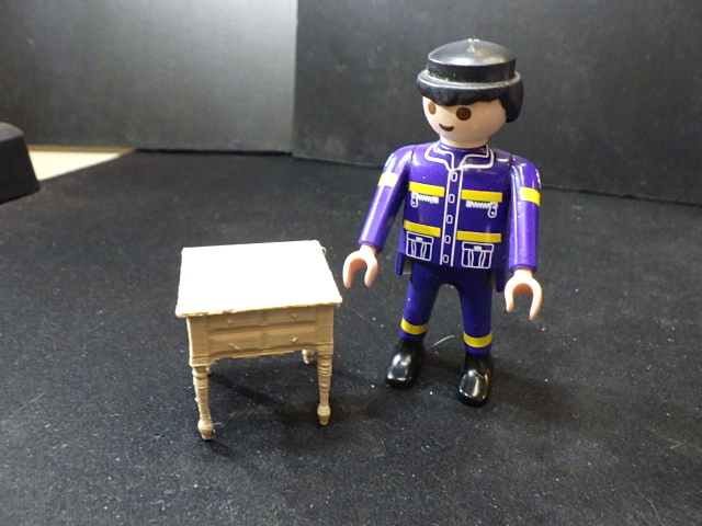 Mersman Maple End Table in Playmobil Diorama Compatible Scale & Dollhouse Scale