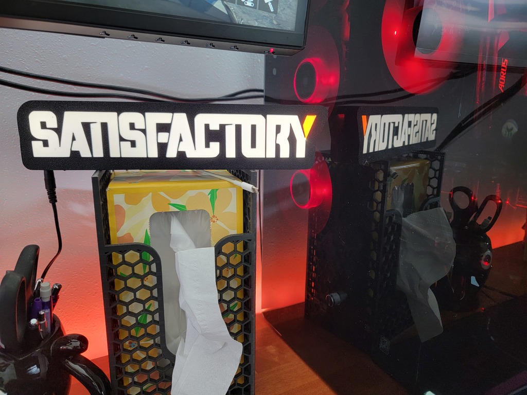 Miniatura 4 do modelo 3D Satisfactory Logo Light Box