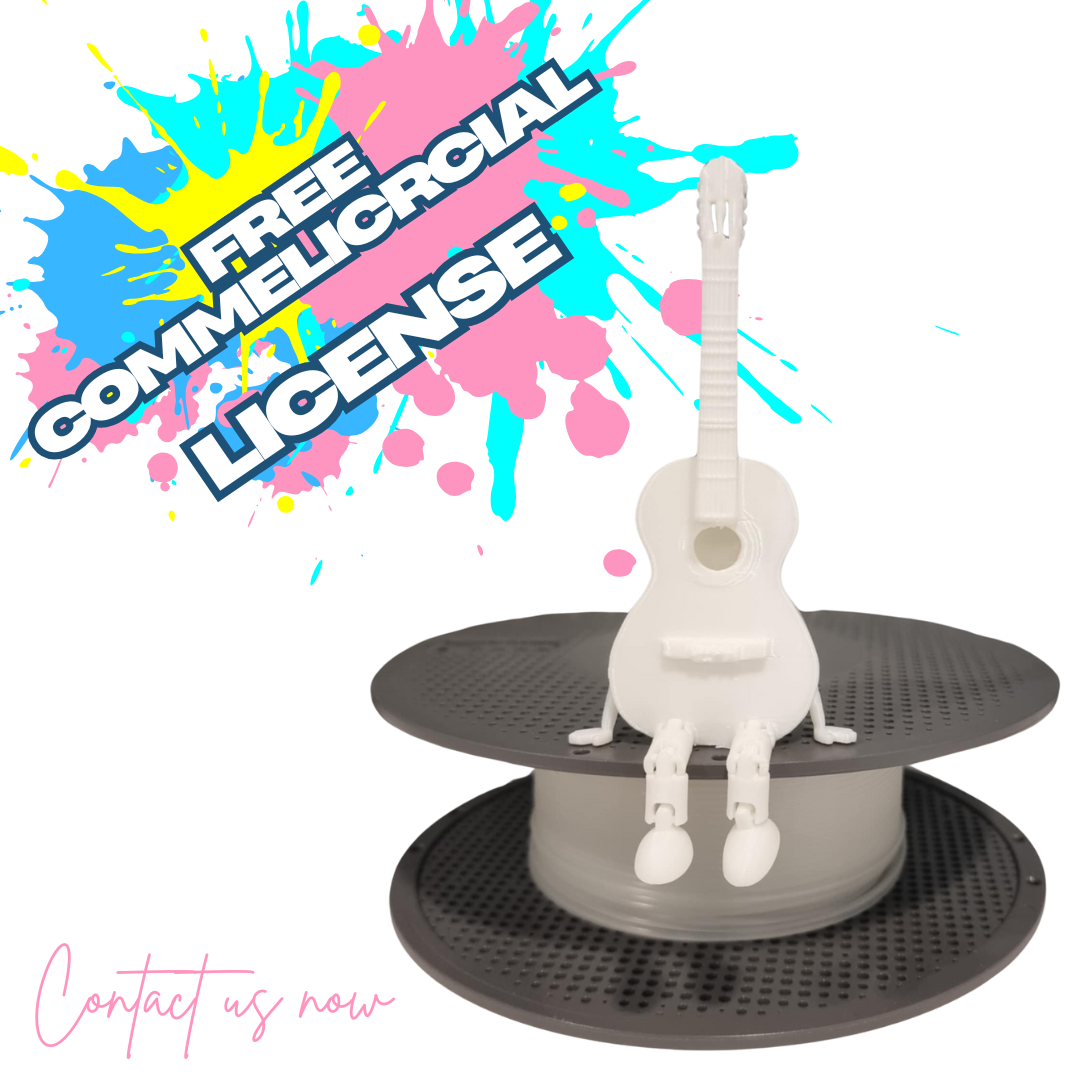 Articulated Companion: Guitar Desk Buddy!