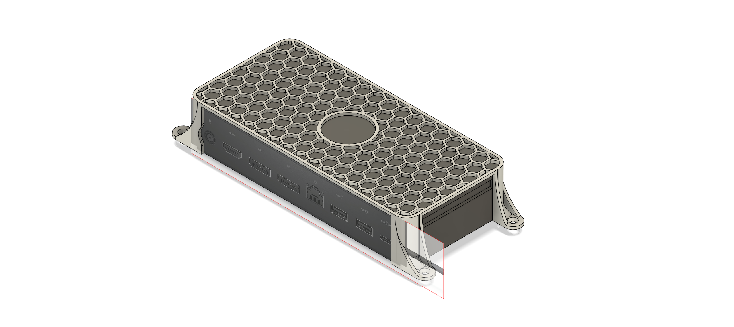 Dell docking station UD22 mount under table