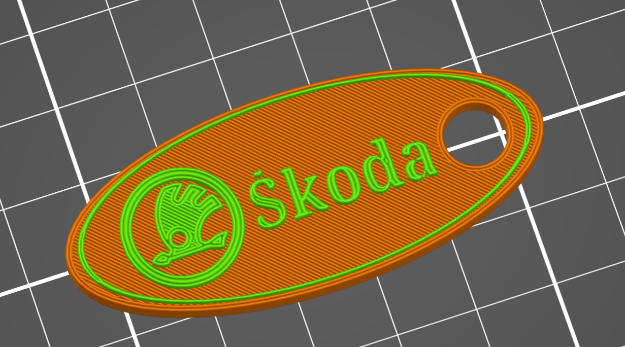 Klíčenka přívěsek Škoda