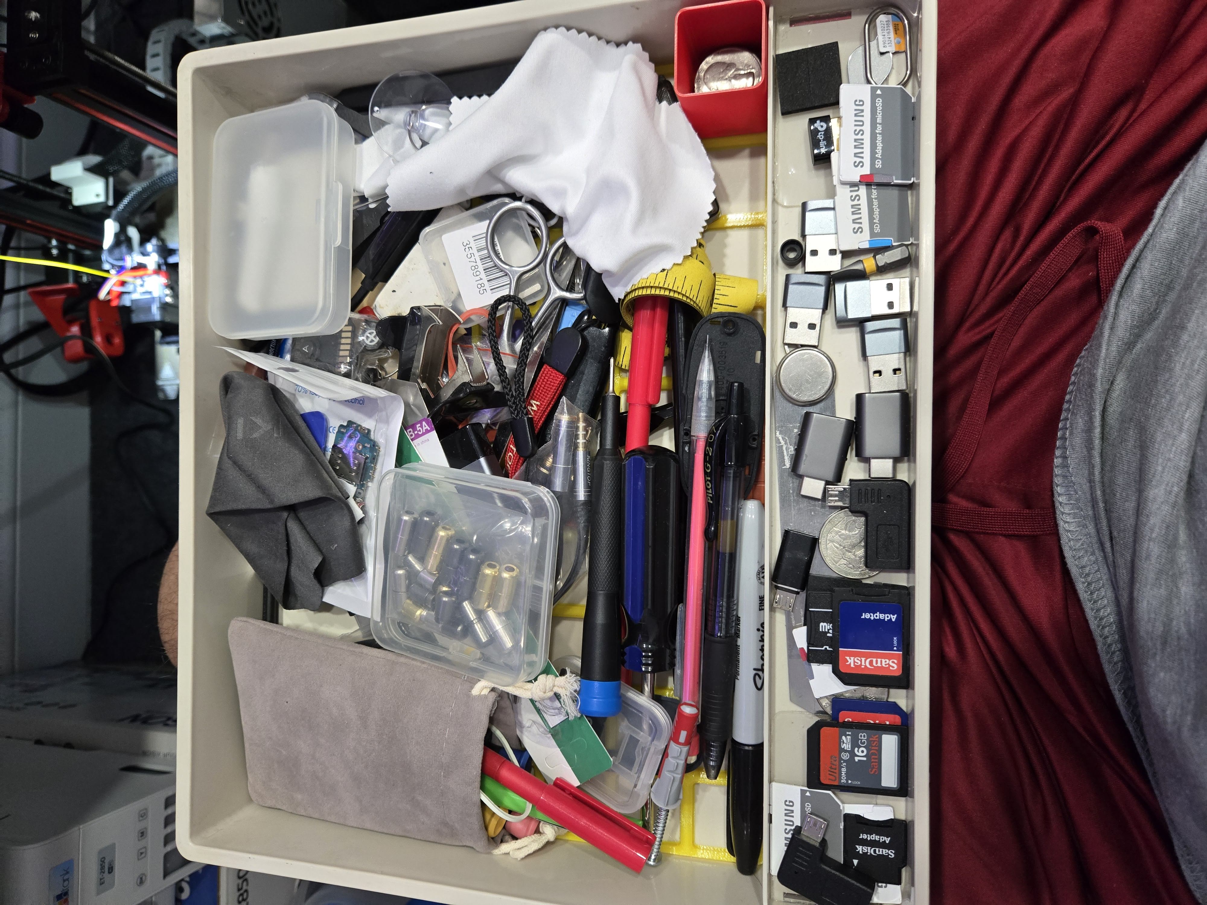 Gridfinity Custom Bins for Under Desk Drawer