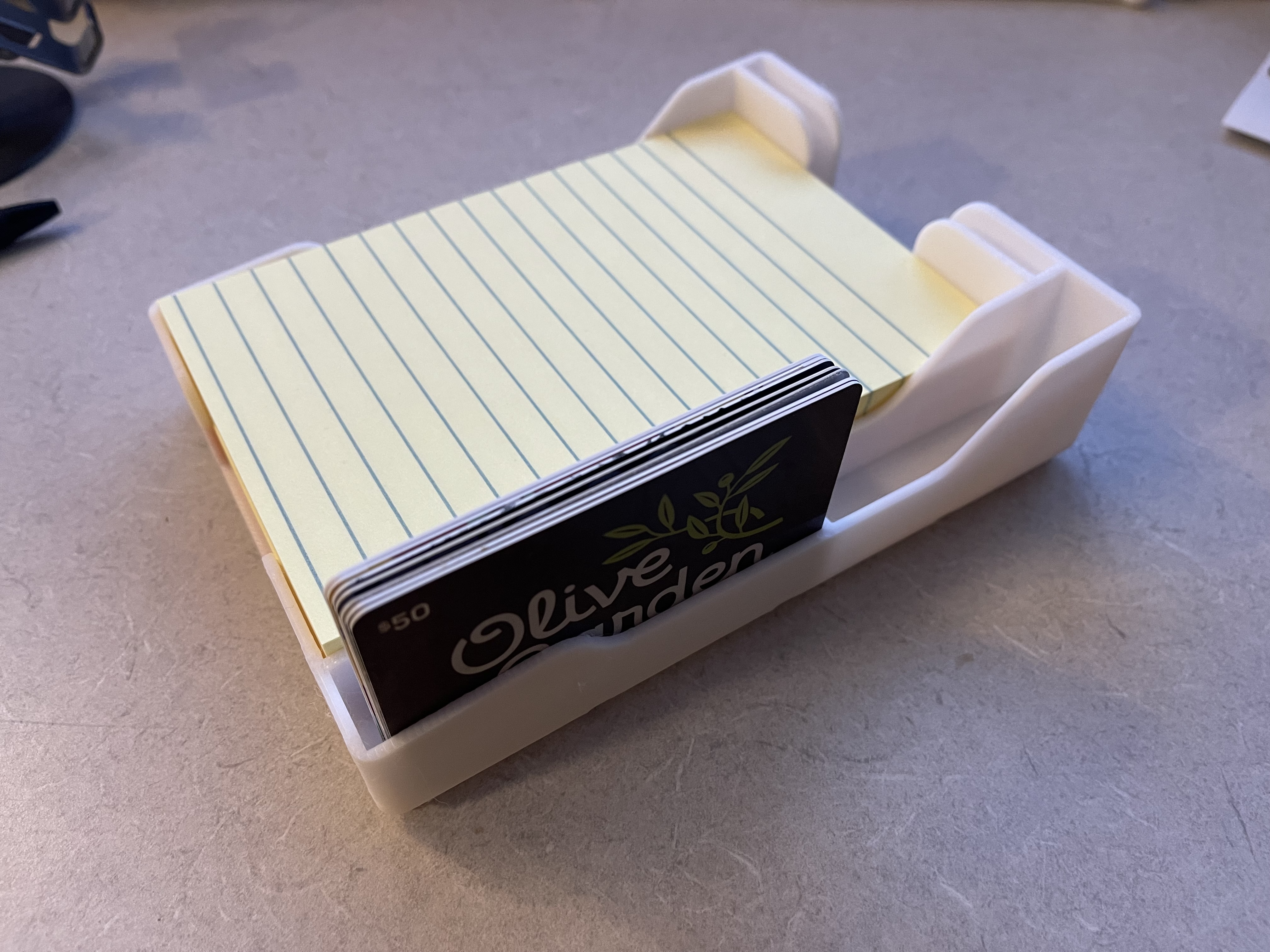 Gridfinity - 4"x6" Post-It Note Holder