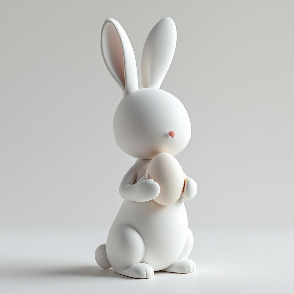 Easter Bunny Sculpture – Festive Tabletop Decor