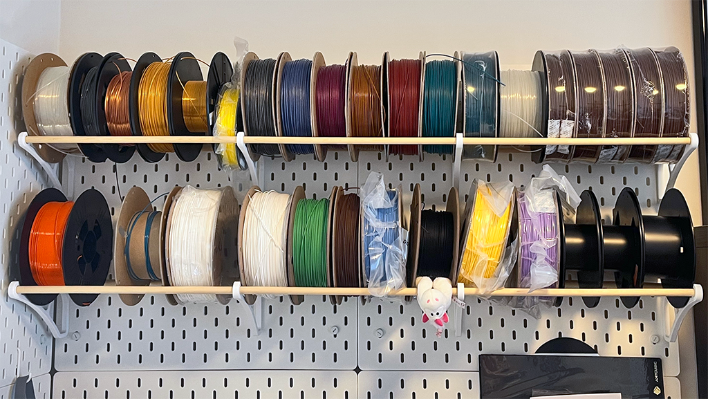 Ikea Skadis Filament Rack By Neo2478 Download Free STL Model   Ikeaskadis Filamentholder 