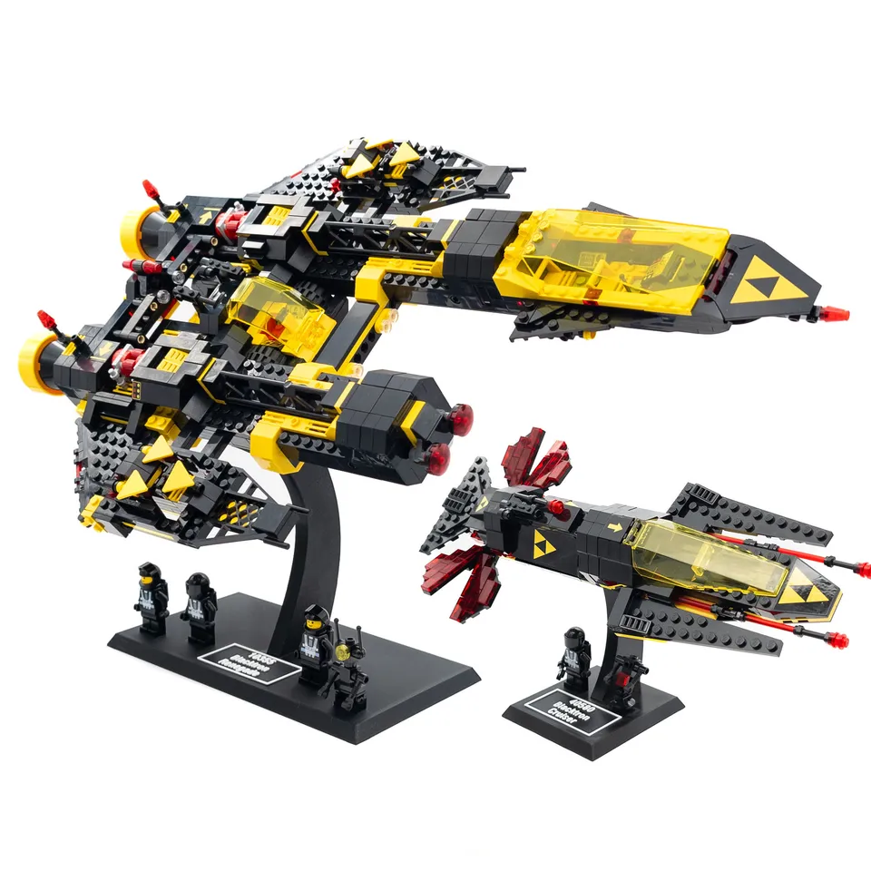 Display Stand for LEGO 10355 Blacktron Renegade / 40580 Blacktron