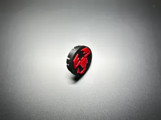 Abarth center cap for alloy wheels