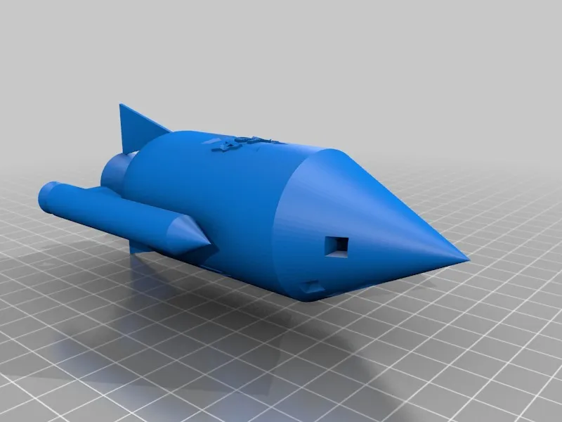 Simple Rocket by StonXX | Download free STL model | Printables.com