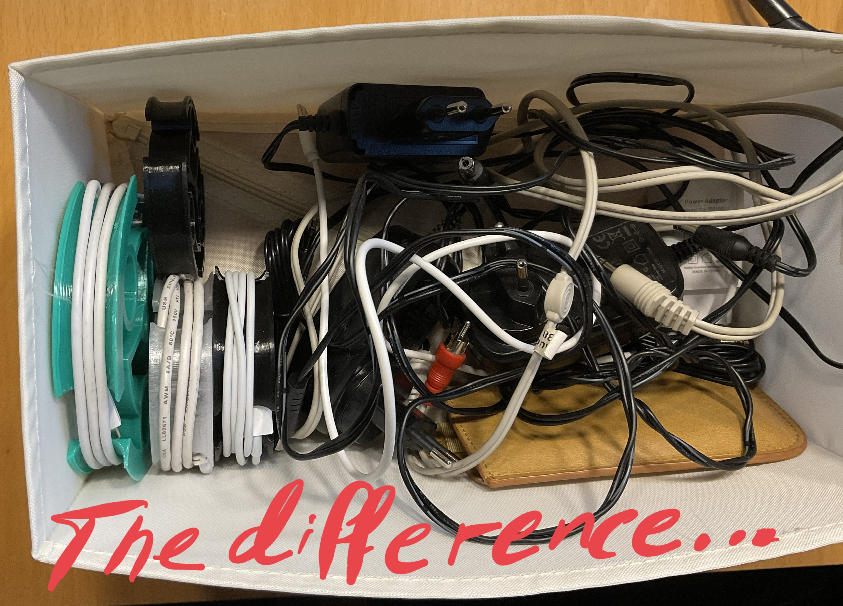 Flexible Cable organizer by J.P. Download free STL model