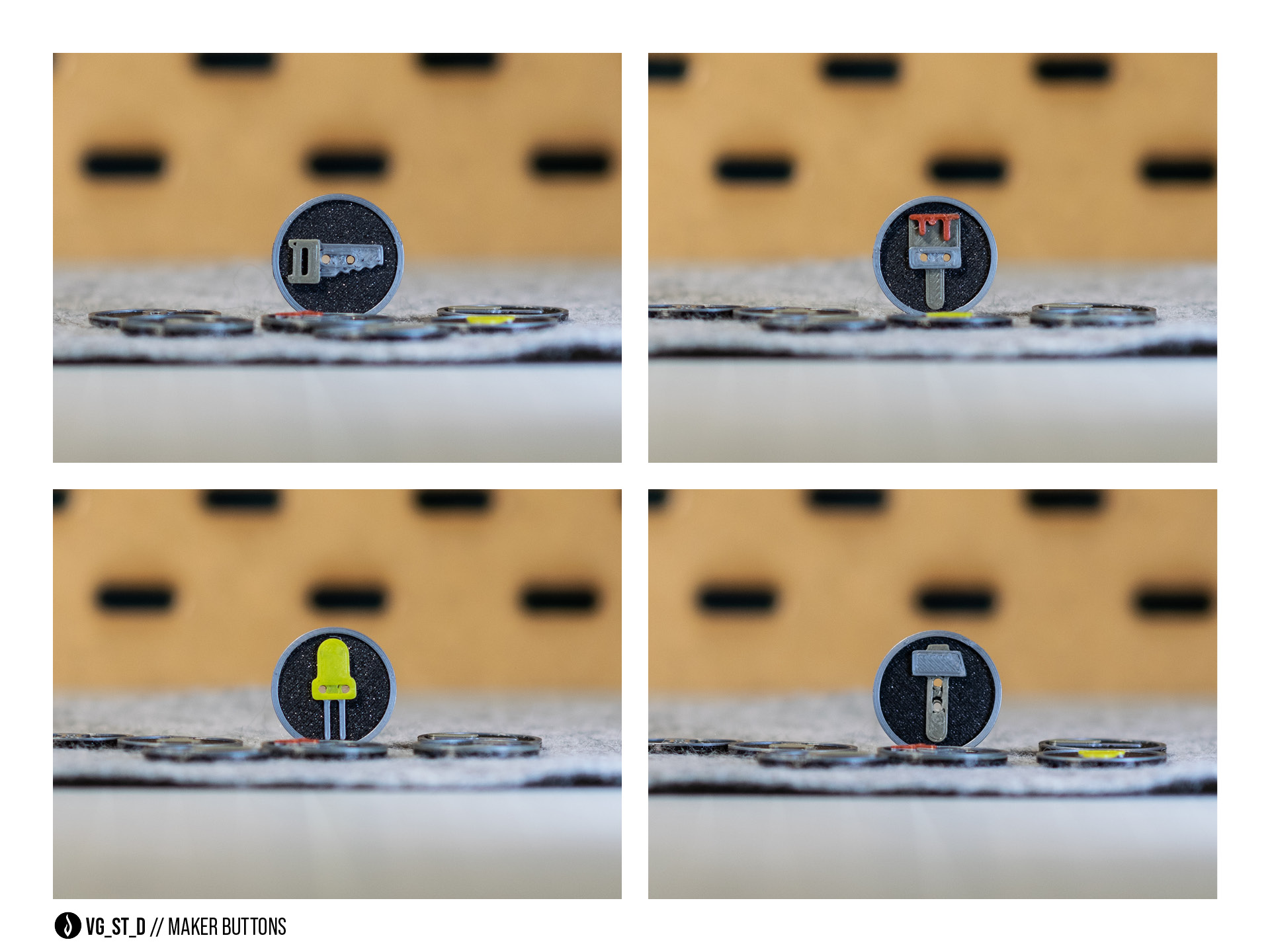 Miniatura 5 do modelo 3D Maker Tools Clothes Buttons