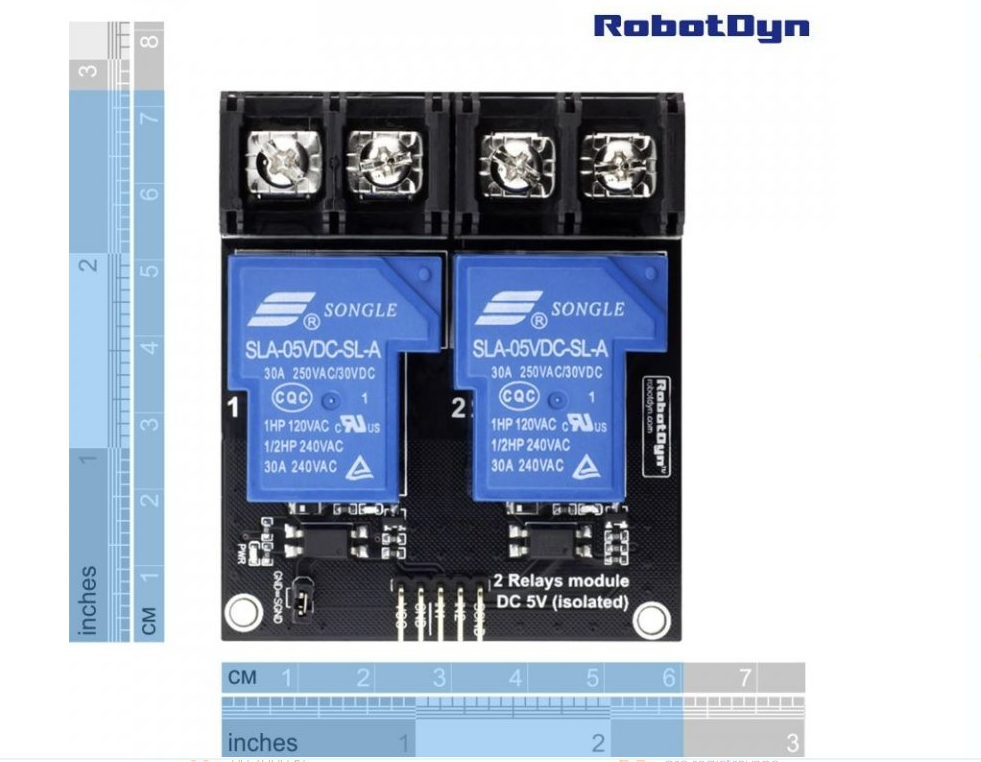 Box for Arduino RobotDyn 2-channel