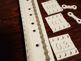 Bookmark - Lego compatible by Martin Th., Download free STL model