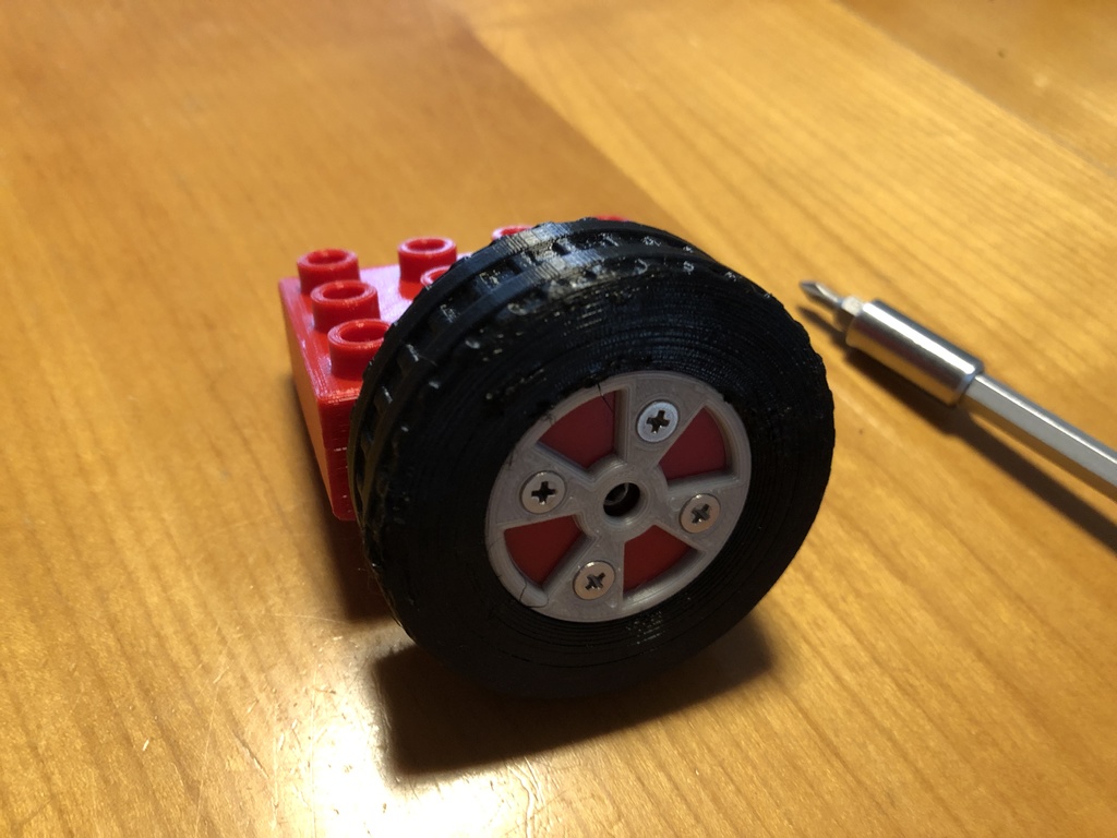 LEGO Duplo compatible wheel with roller bearing by Jens83 | Download ...