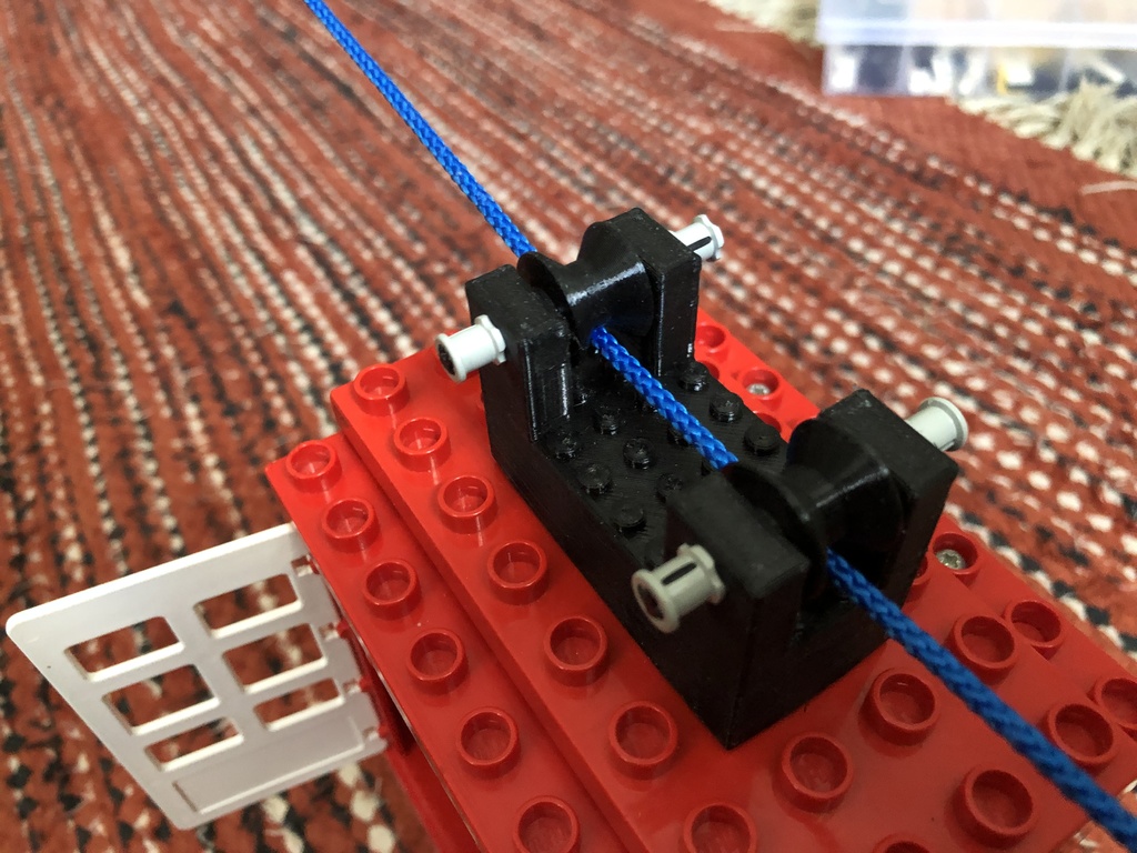 LEGO duplo compatible cable car brick