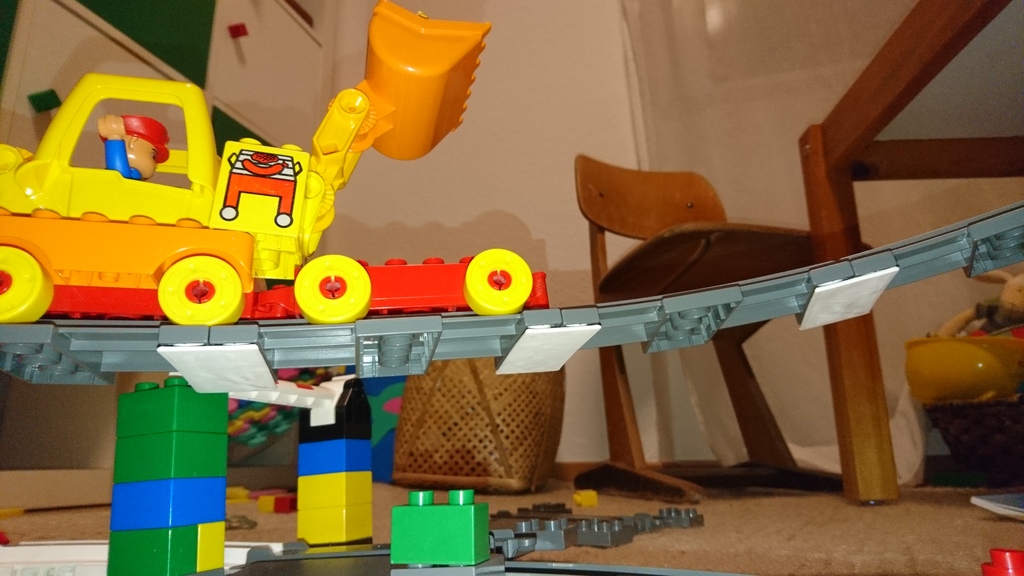 Super bridge building brick compatible with Lego DUPLO, Strictly Bricks