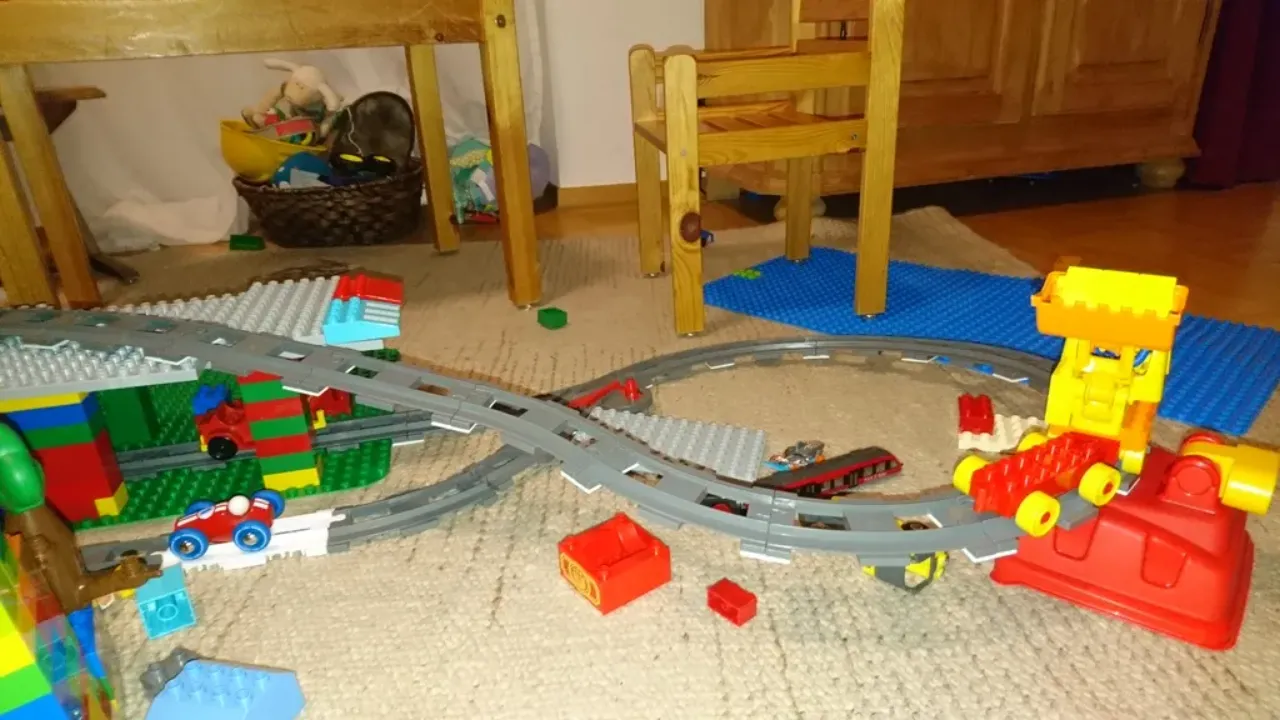 Building Blocks Compatible Lego Duplo Train