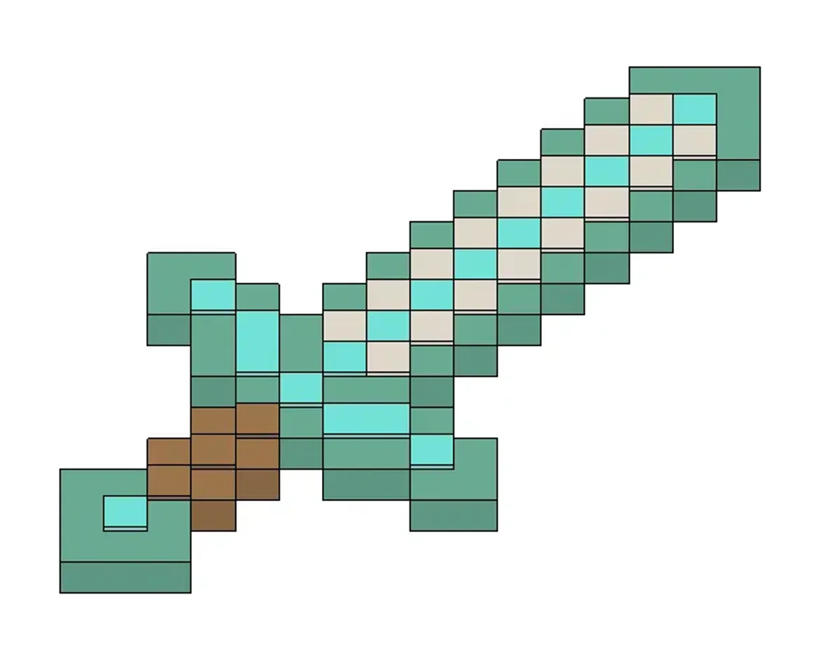 Minecraft Sword hmatostech | Download free STL | Printables.com