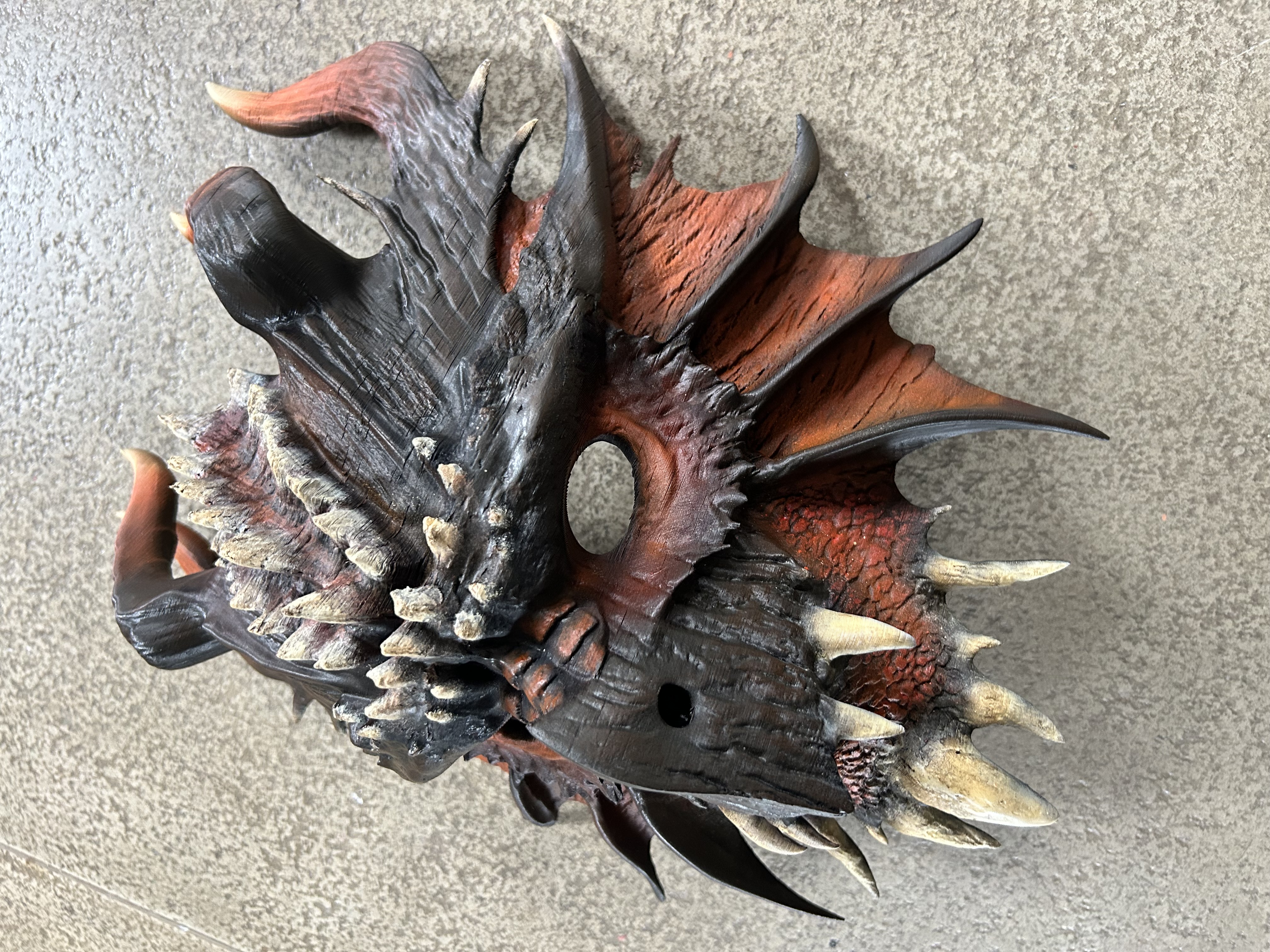 3D Printed Dragon Mask — miniatura 3
