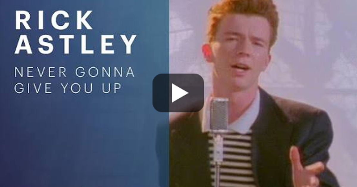 Rick Roll QR-code (autoplay, no ads), 3D models download