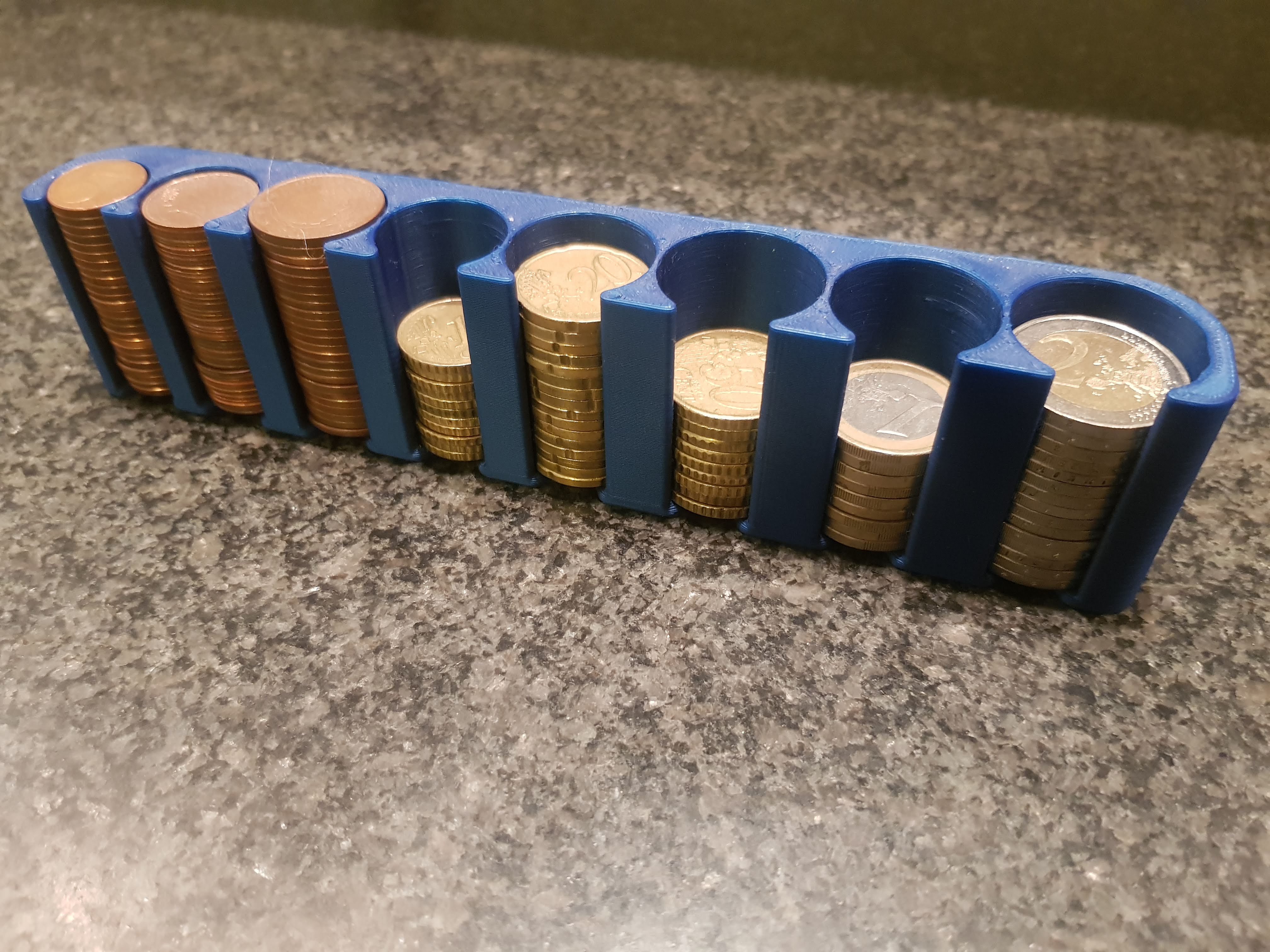 Euro coins organizer by XtofH Download free STL model