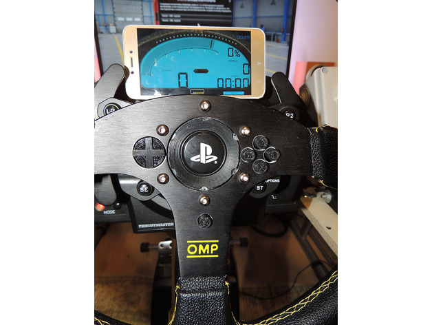 Thrustmaster T300 RS wheel elongated buttons
