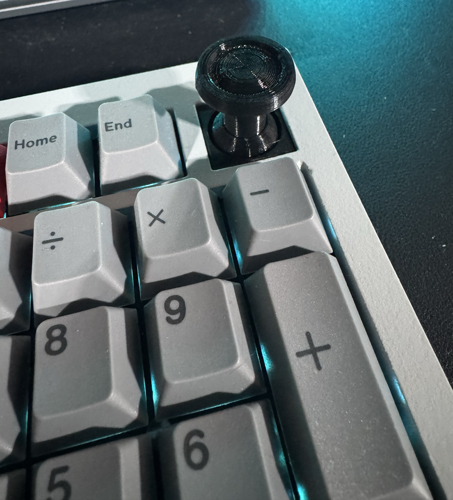 Joystick Volume knob (deisgned to work with Keychron V5 max)