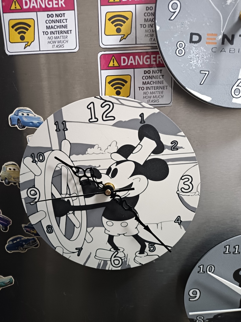Steamboat Willie Clock